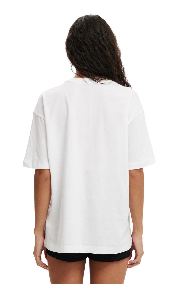 Cotton On Women's The Lcn Music Boxy Graphic Tee, Alternate, color, Rolling Stones America 78