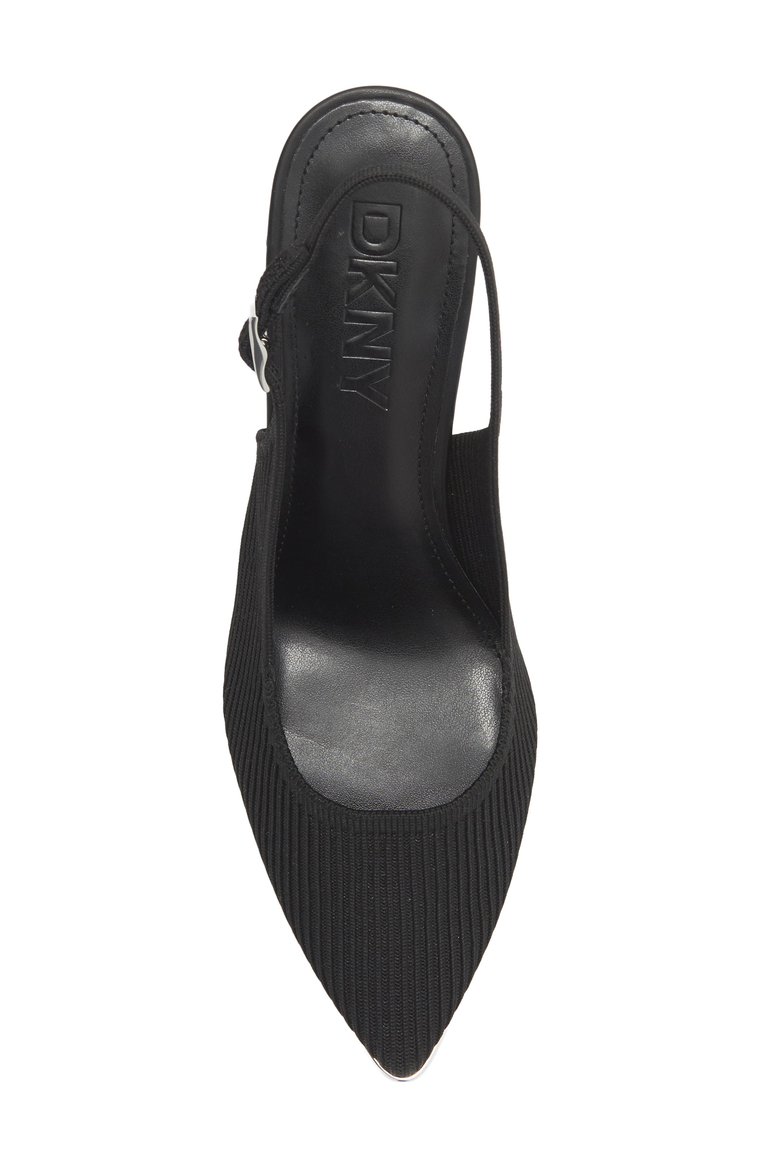 DKNY Preston Slingback Pump, Alternate, color, Black
