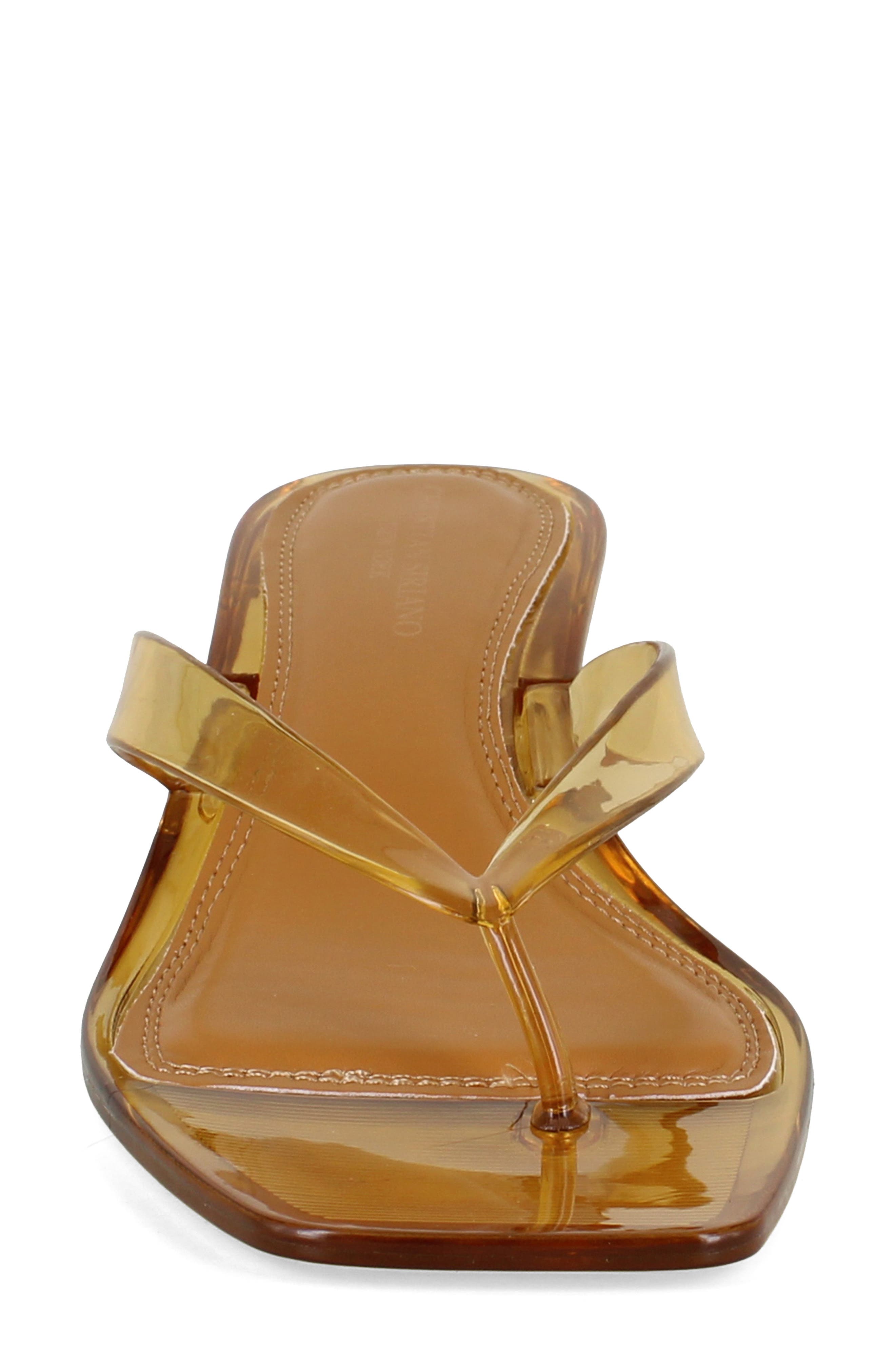 Christian Siriano Yash Kitten Heel Sandal, Alternate, color, Light Brown