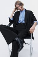 H&M Flared Twill Trousers