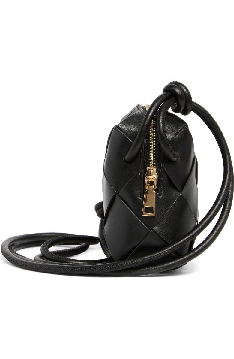 URBAN EXPRESSIONS HANDBAGS Woven Crossbody Bag, Alternate, color, Black