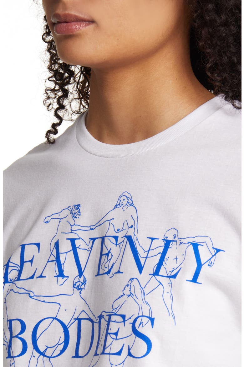 Gender Inclusive Heavenly Bodies Graphic Tee, Alternate, color, WHITE