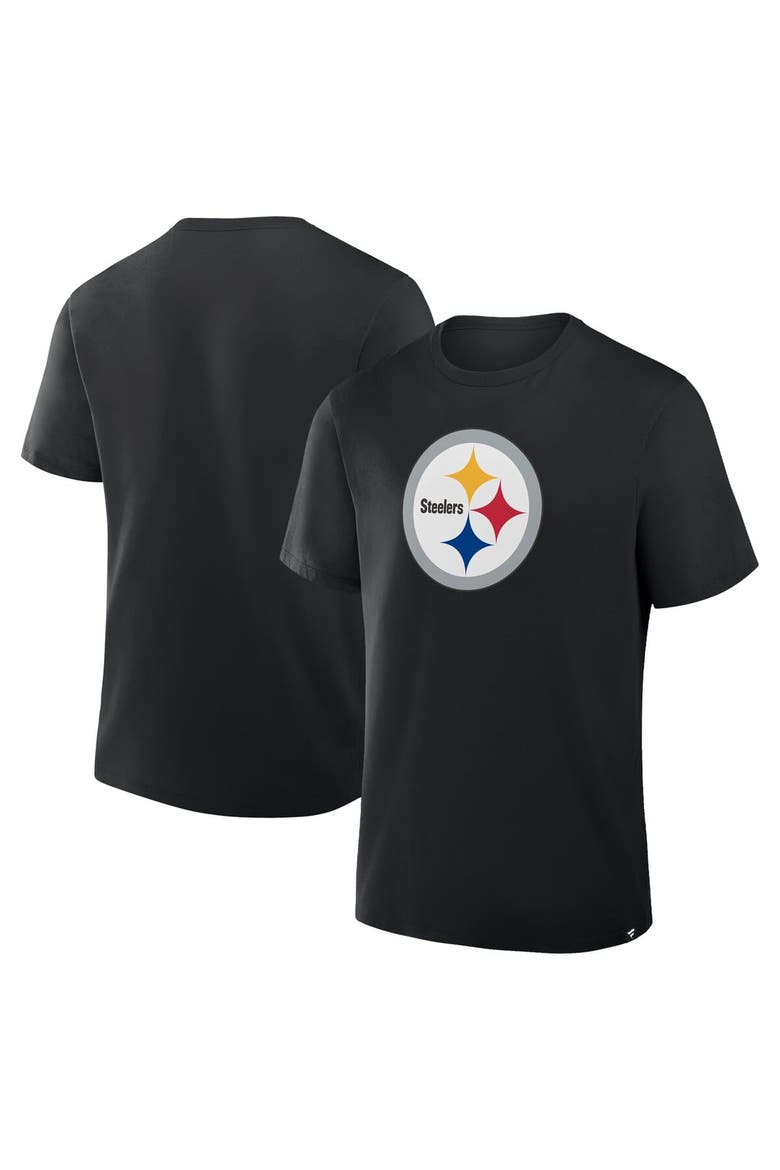 Men's Fanatics  Black Pittsburgh Steelers Legacy Cotton T-Shirt, Main, color, Black