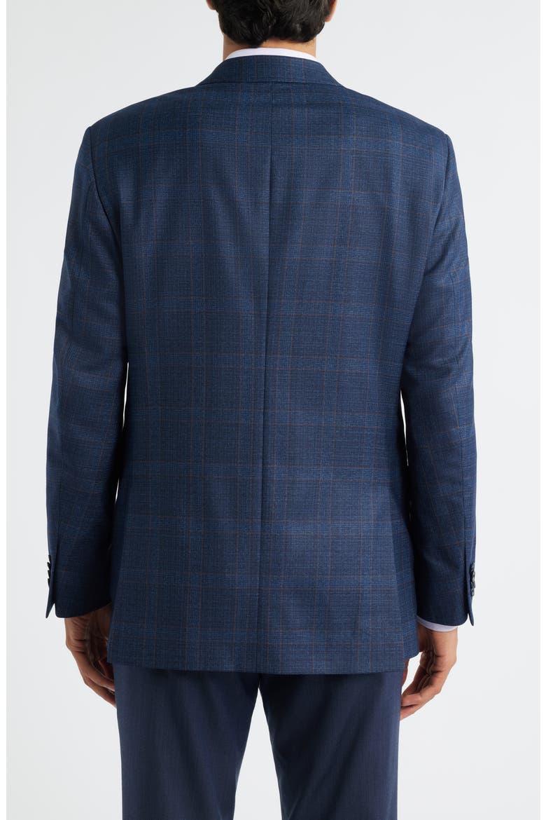 Flynn Classic Fit Windowpane Check Wool Sport Coat, Alternate, color, BLUE