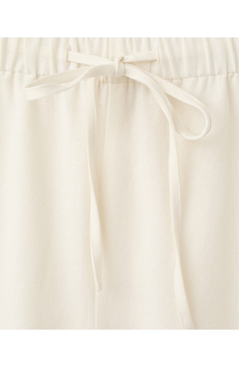 MANGO Wide Leg Openwork Embroidered Pants, Alternate, color,