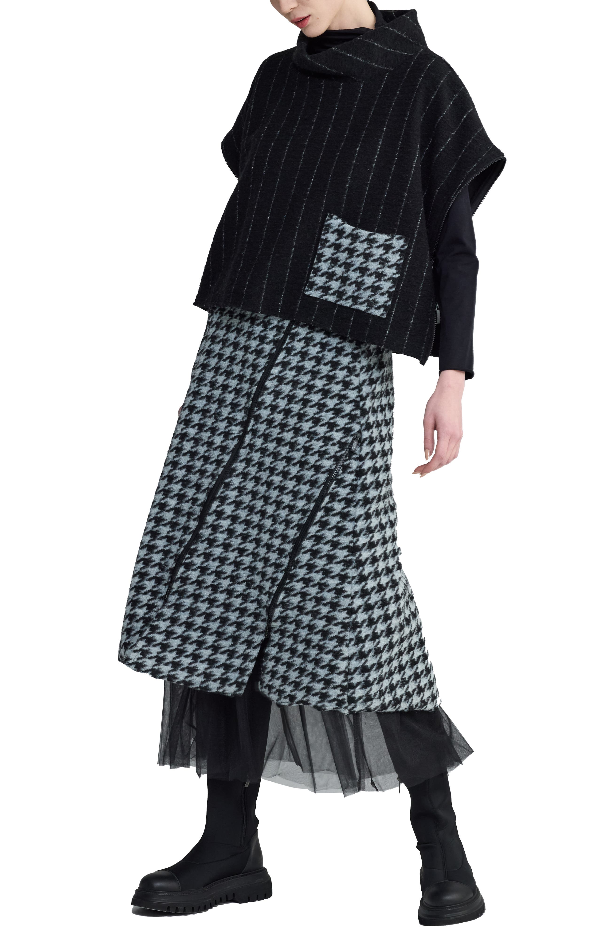 Theia Adjustable-Slit Skirt - image 2