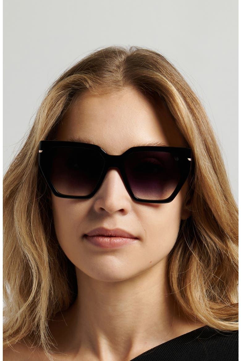 57mm Gradient Square Sunglasses, Alternate, color, 0807-9O