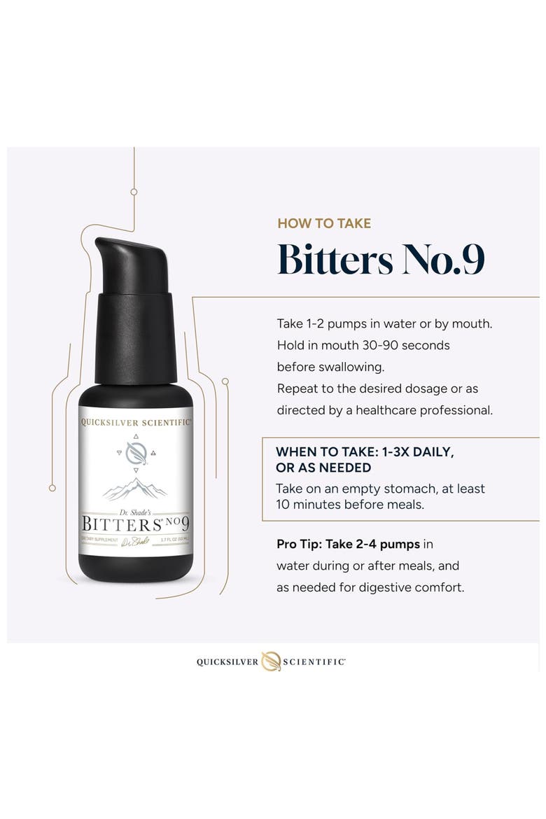 Bitters No 9 Fast Acting Liposomal Digestive Support Supplement, Alternate, color, None