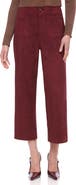 Bagatelle Patch Pocket Faux Leather Crop Wide Leg Pants
