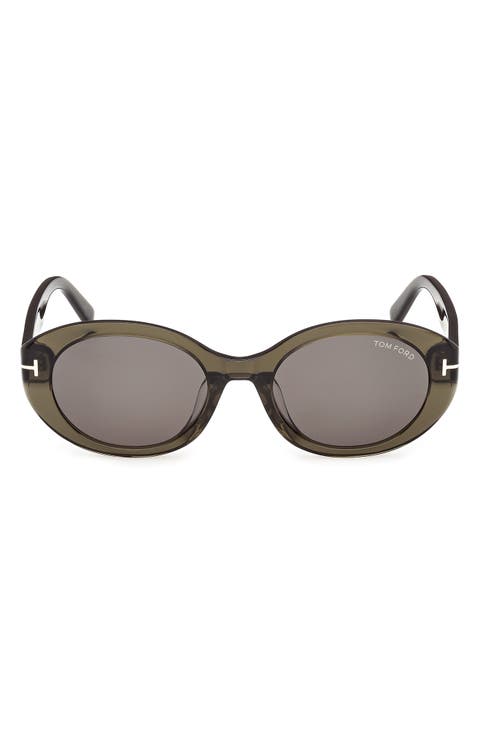 54mm Oval Sunglasses