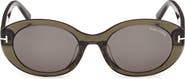 TOM FORD 54mm Oval Sunglasses