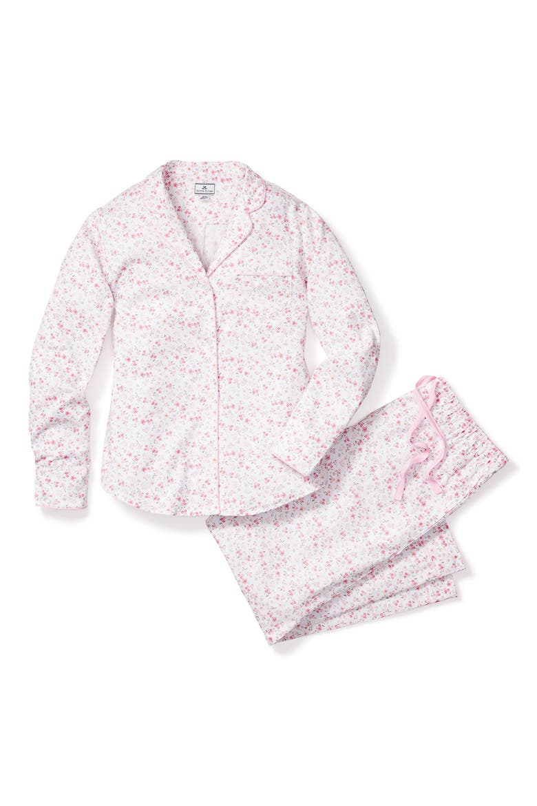 Dorset Floral Pajamas, Alternate, color, WHITE