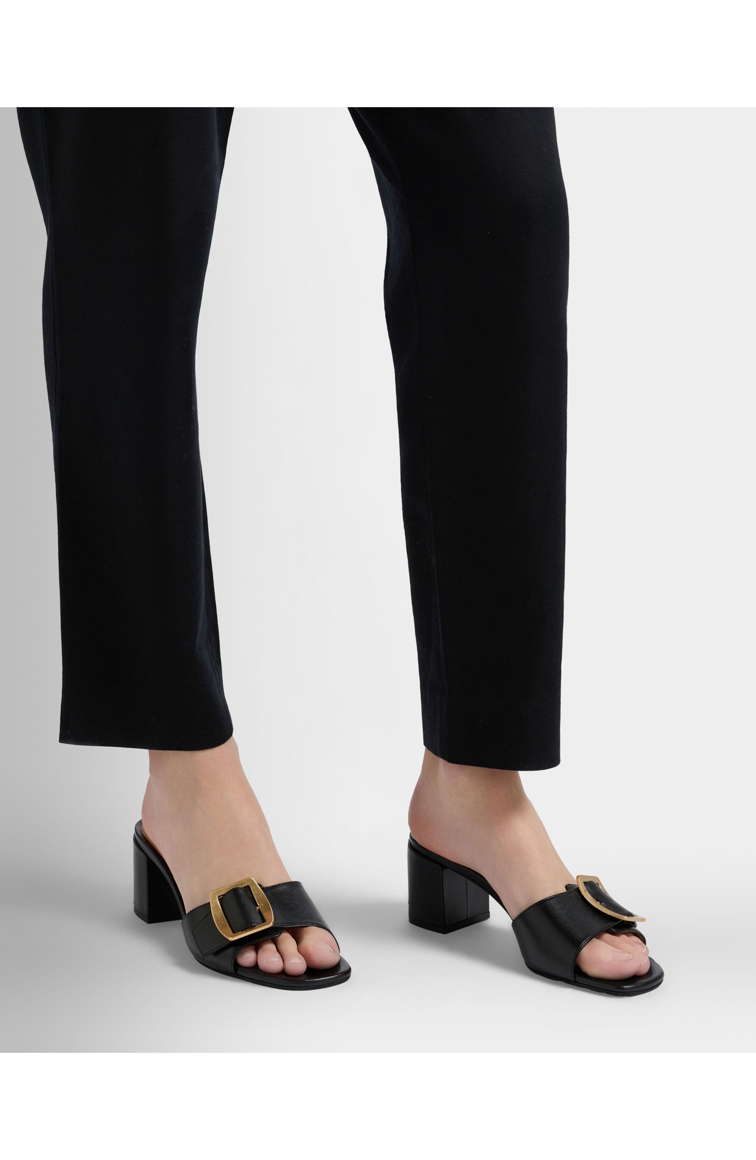 Bally Boucle Mule, Alternate, color, Black