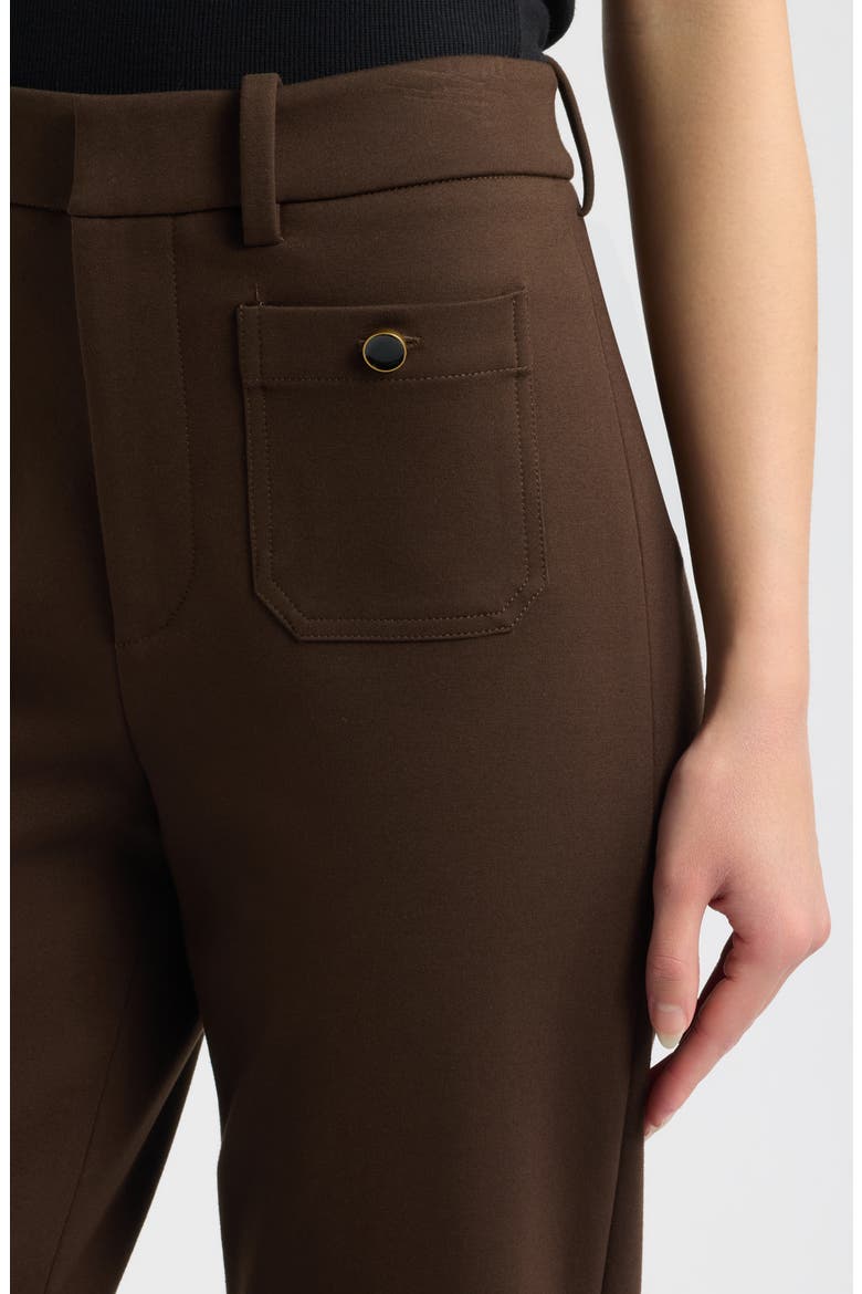 The Flare Trouser Pocket Pants, Alternate, color, AMERICANO