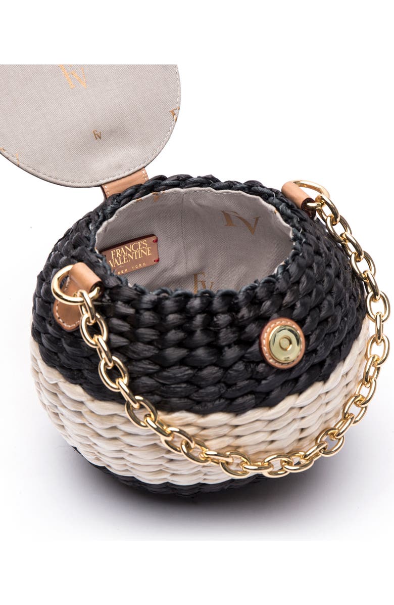 Frances Valentine Mini Woven Bucket Bag, Alternate, color,