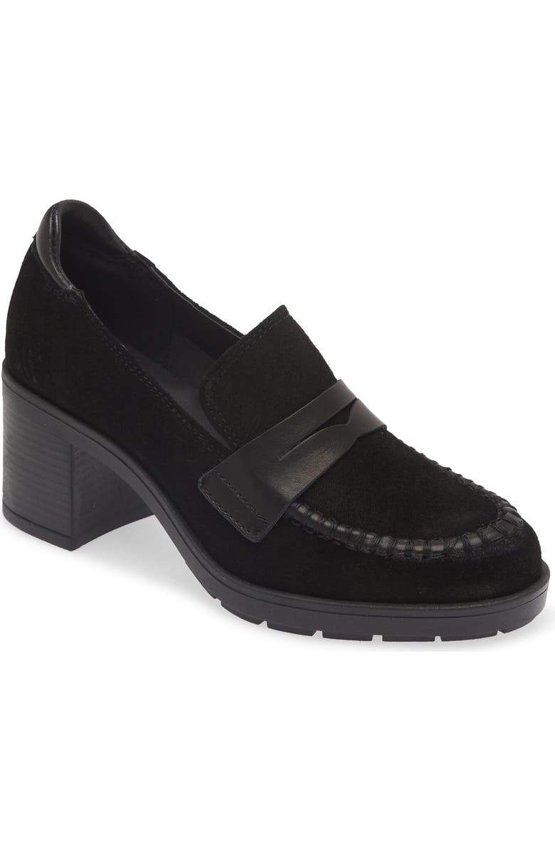 The FLEXX Steven Block Heel Penny Loafer, Main, color,