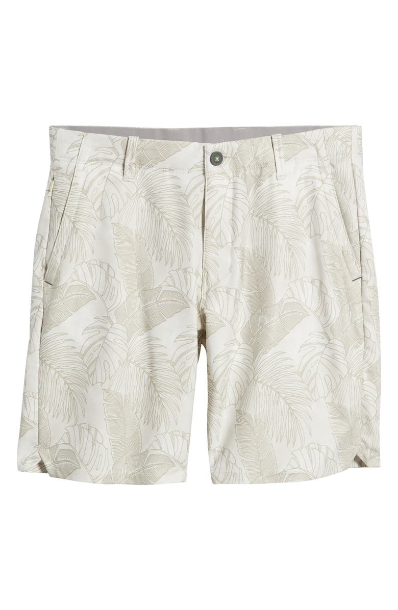 Tommy Bahama On Par Frond Print Performance Shorts, Alternate, color, Bleached Sand
