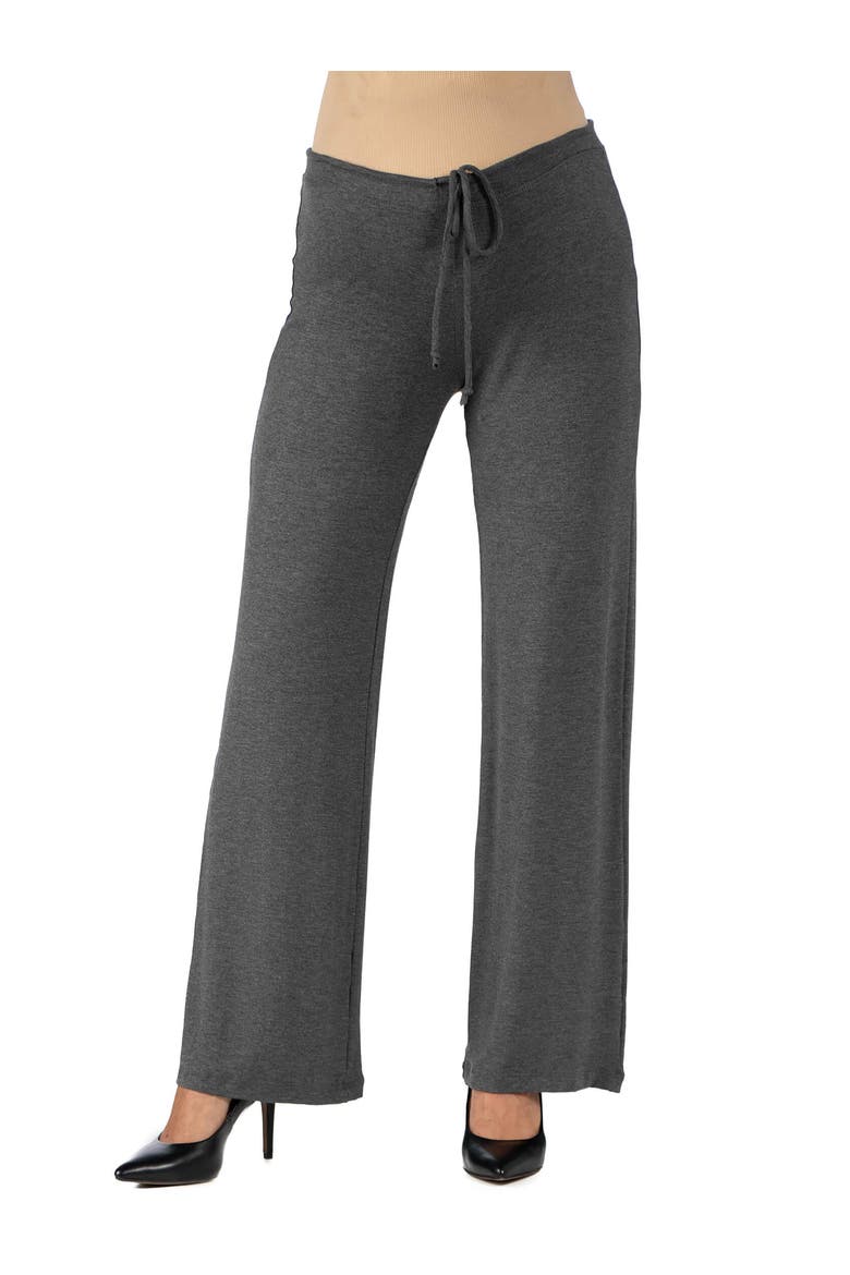Maternity Drawstring Lounge Pants, Main, color, Smoke