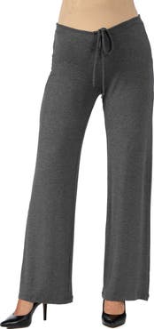 24seven Comfort Apparel Maternity Drawstring Lounge Pants