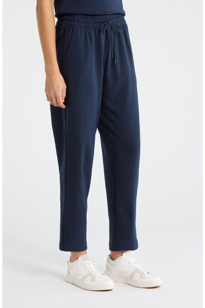 Tempo Terry Ankle Pants, Alternate, color, NAVY SAPPHIRE