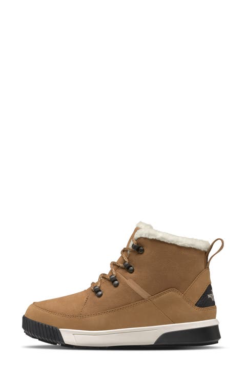 Sierra Luxe Waterproof Mid Top Boot with Faux Shearling Trim (Women)