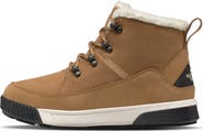 The North Face Sierra Luxe Waterproof Mid Top Boot with Faux Shearling Trim