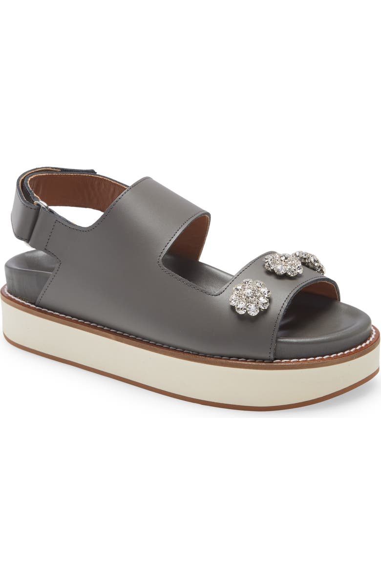 Ganni Juta Mid Deco Sandal, Main, color,