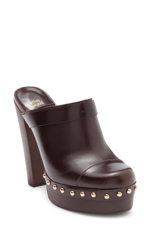 Jeffrey Campbell Confident Platform Mule in Coffee Gold at Nordstrom, Size 5.5