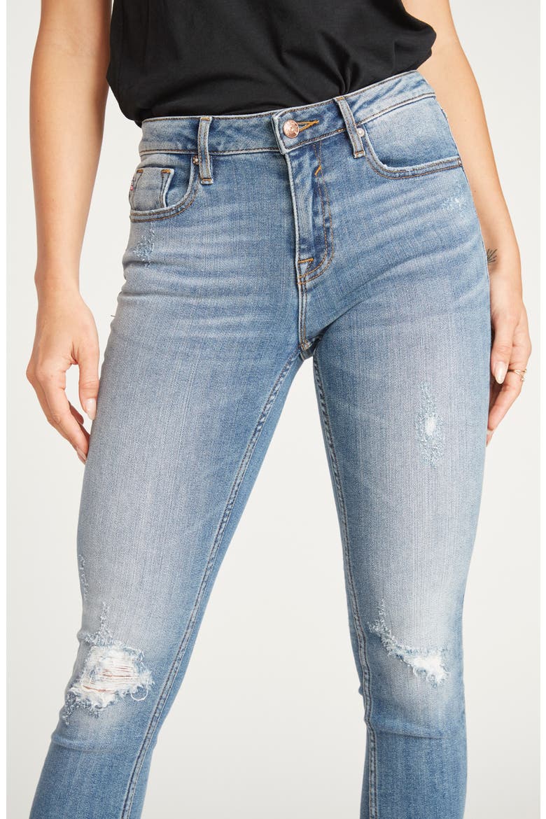 Jagger Distressed Crop Skinny Jeans, Alternate, color, MEDIUM WASH