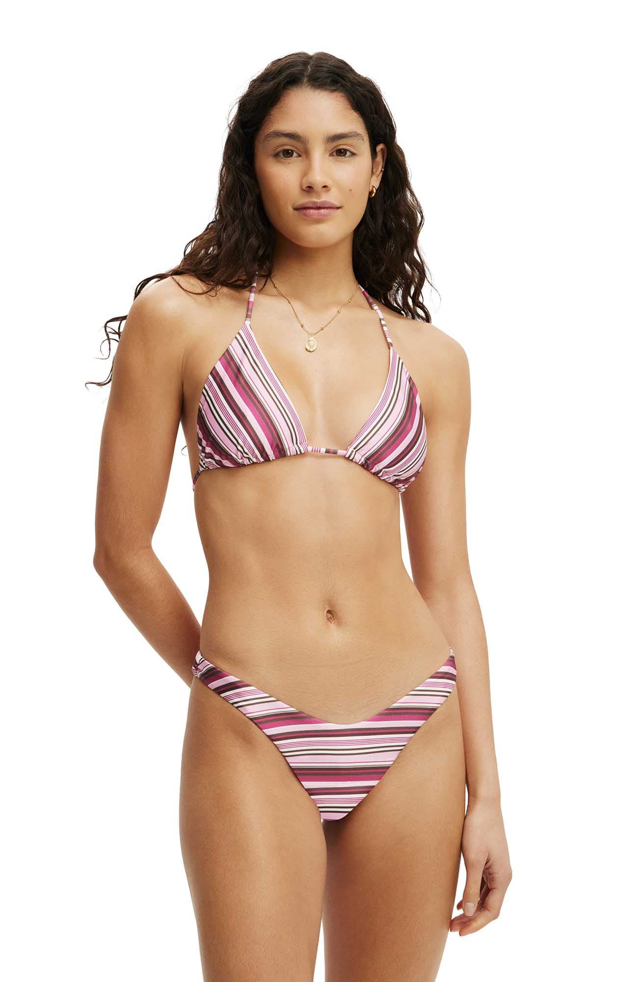 Boho Stripes Pink Shimmer