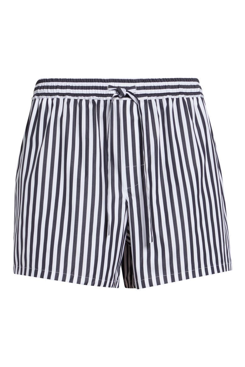 Stripe Cotton & Silk Poplin Shorts, Alternate, color, S8057 RIGATO
