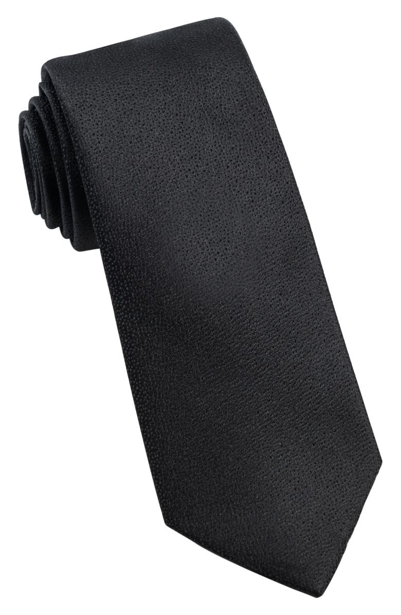 W.R.K Textured Silk Tie, Main, color, Black