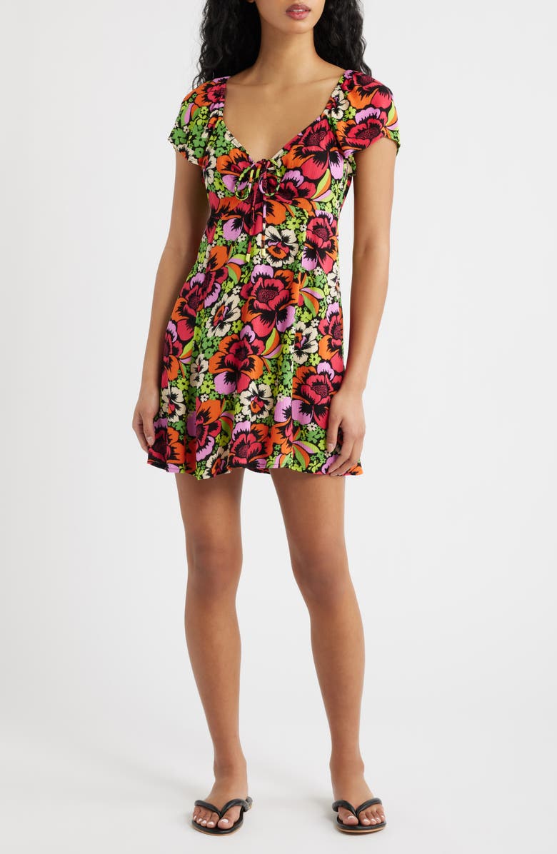 Rip Curl Blooming Minidress, Main, color, Bloom