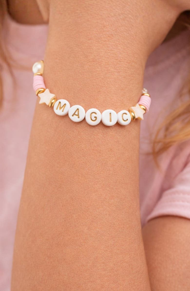 Bits & Bows Magic Bracelet, Alternate, color, Pink/Purple/Blue/White