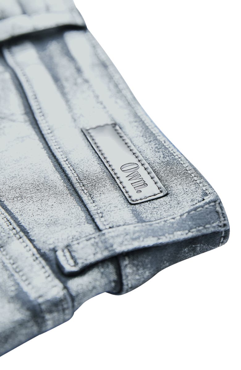 OWN Raw Hem Straight Leg Jeans, Alternate, color, 