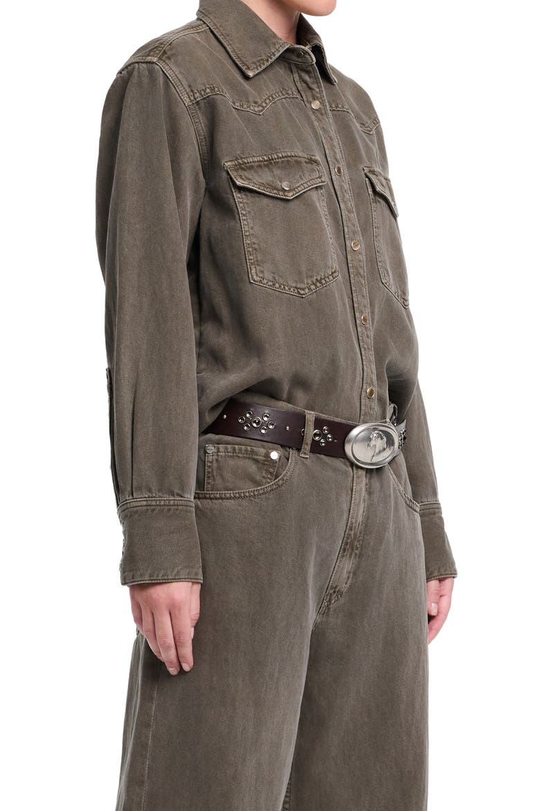 Yellowstone Denim Shirt, Alternate, color, SLATE