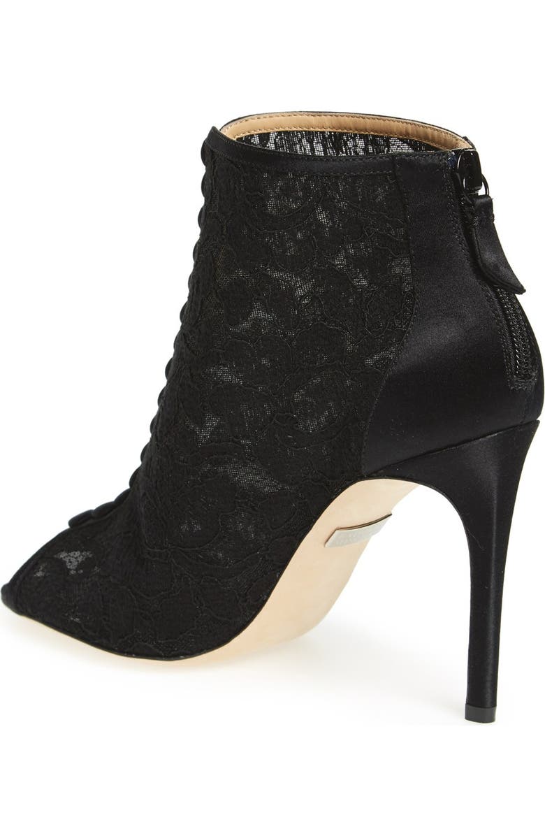 Badgley Mischka Collection Badgley Mischka 'Nerina' Lace Bootie, Alternate, color,