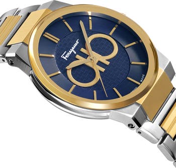 Salvatore Ferragamo Sapphire Bracelet Watch, 41mm