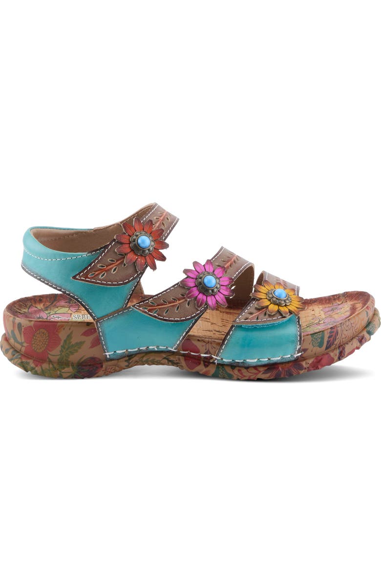 L'Artiste by Spring Step A New Trio Sandal, Alternate, color, Grey Multi