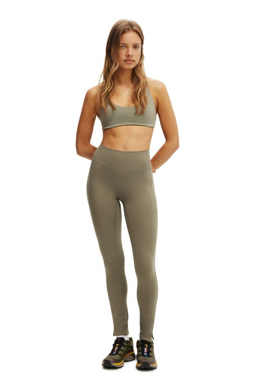 Cotton On Body Active Ultra Soft Side Pocket Full Length Tight In Green