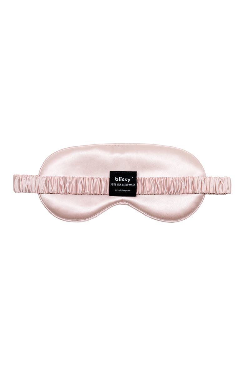 Silk Sleep Mask, Alternate, color, LIGHT PINK