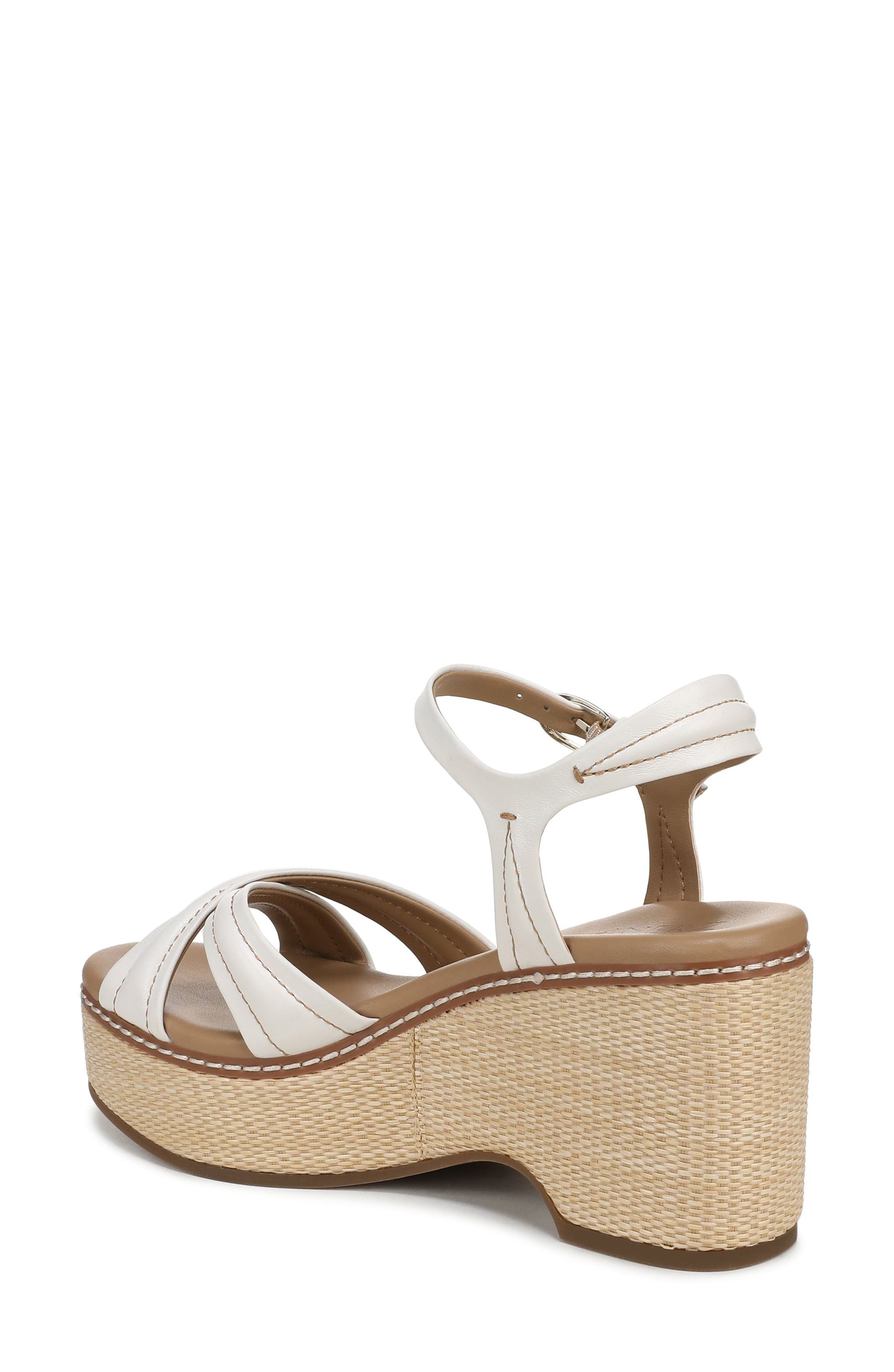 Dovie Ankle Straple Platform Wedge, Alternate, color, WARM WHITE