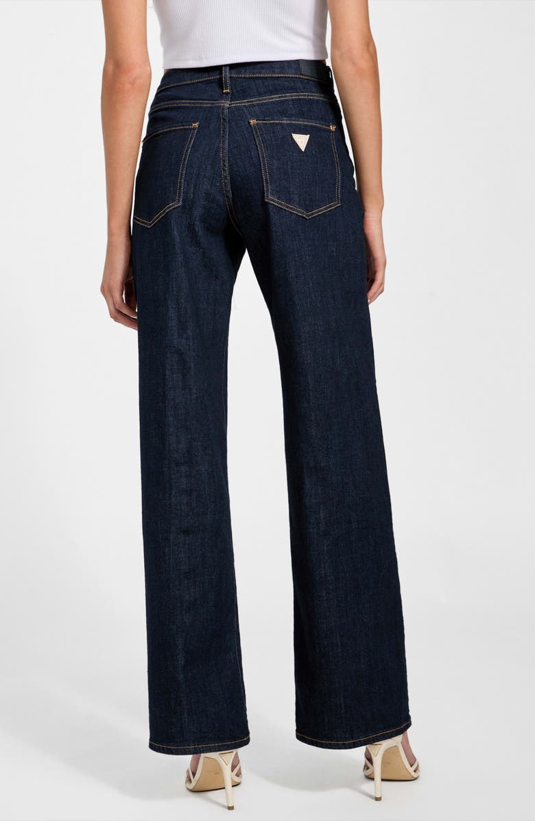 GUESS Wide Leg Jeans, Alternate, color, Blue