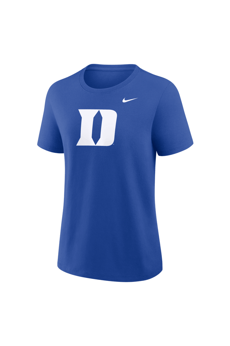 Women's Nike Royal Duke Blue Devils Primary Logo T-Shirt, Alternate, color, Royal