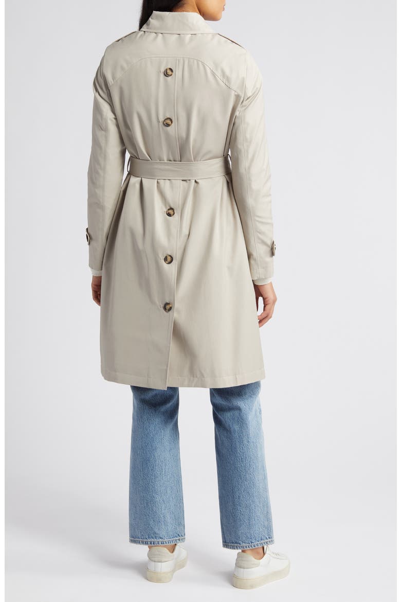 Water Repellent Back Button Trench Coat (Women) | Nordstrom