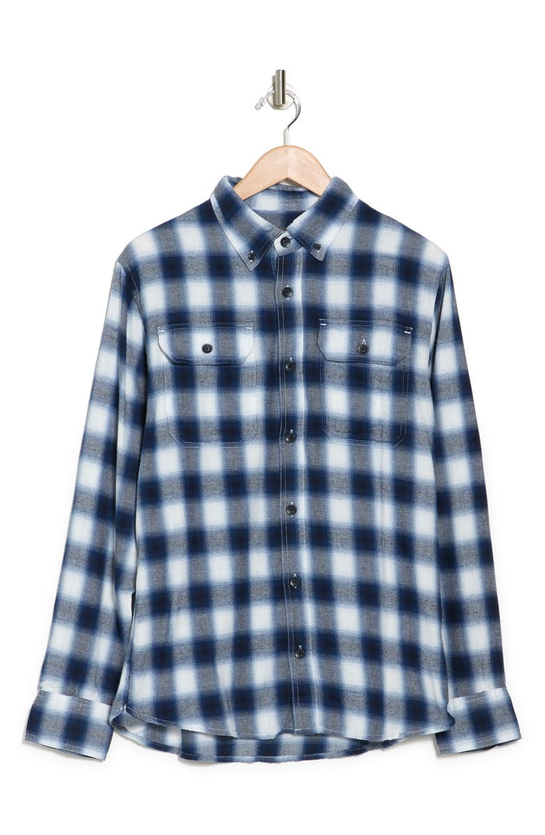 Slate & Stone Plaid Flannel Button-Down Shirt, Alternate, color, 