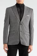 SOUL OF LONDON Peak Lapel Sport Coat with Removable Dickey