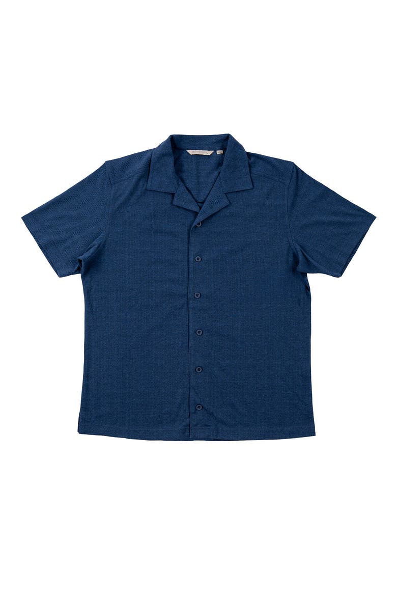 Short Sleeve Sweater Cardigan, Alternate, color, STEEL BLUE