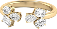 Everlee Open Multi Shape Cluster Lab Diamond Ring in 14K
