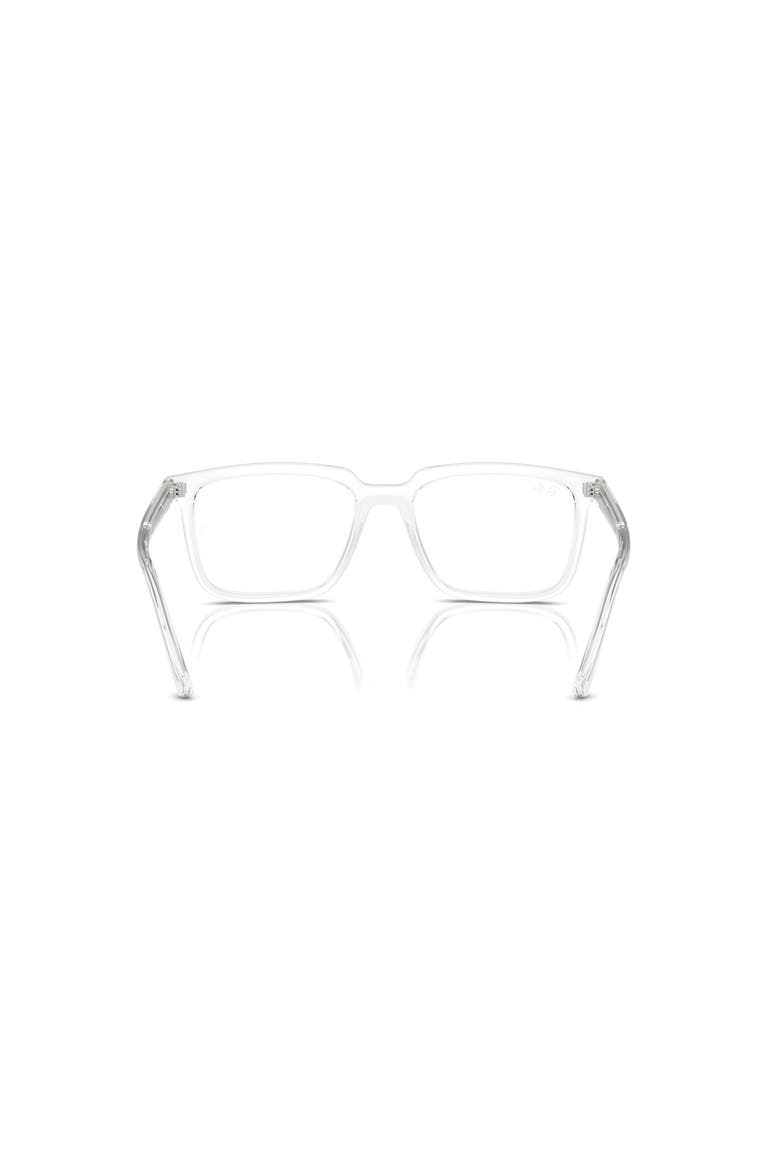 52mm Rectangle optical glasses, Alternate, color, Transparent
